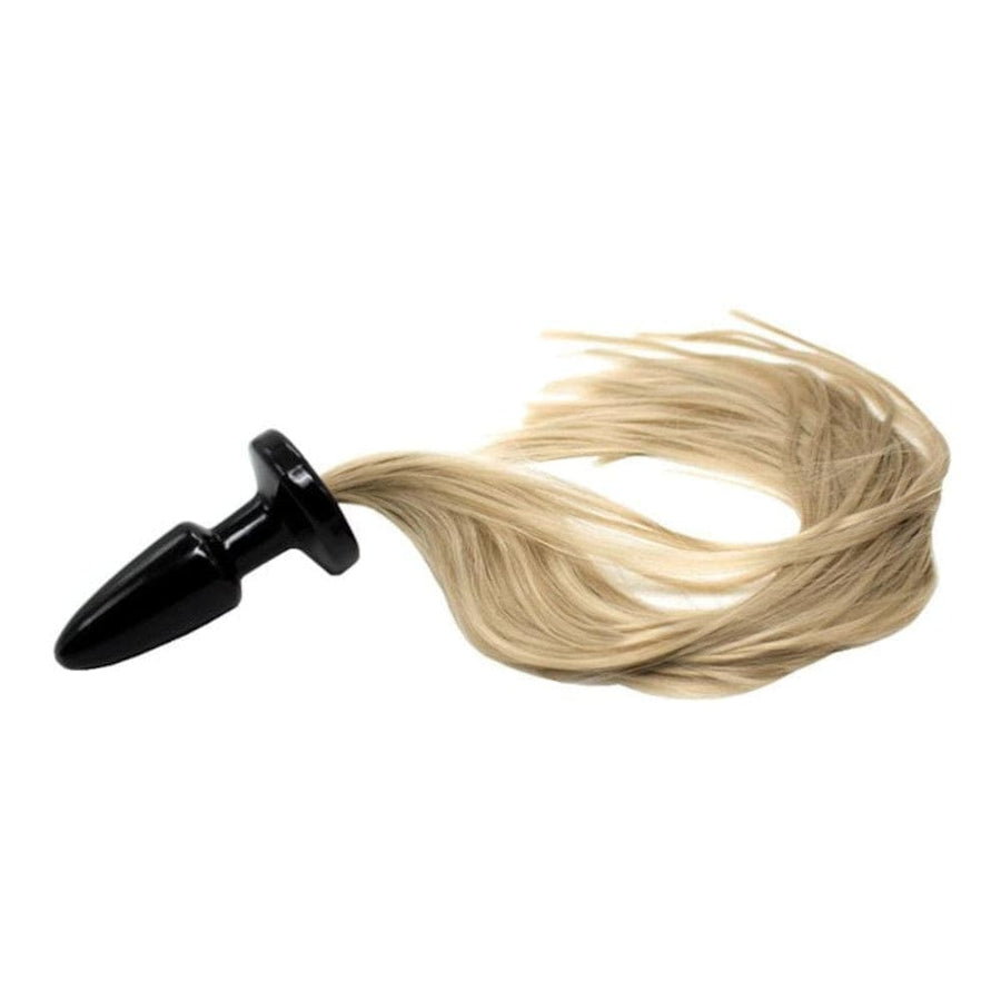 Silky Blonde Horse Tail Butt Plug product view