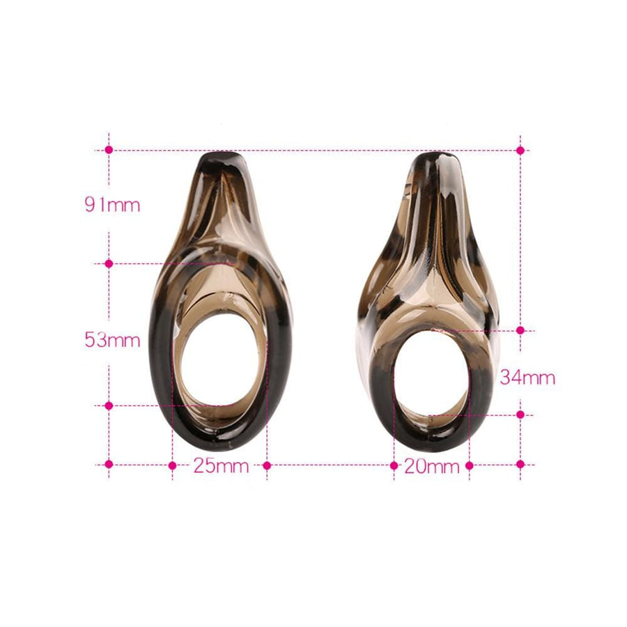 Scrotal Support Dual Cock Ring BDSM, gallery view 9