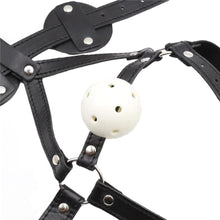 Load image into Gallery viewer, Bondage Play Huge Ball Gag Harness BDSM
