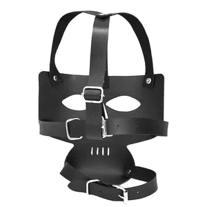 Loser Perfect Leather Fetish Mask BDSM