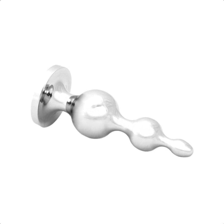 Electro Shock Beaded Metal Butt Plug, gallery view 4
