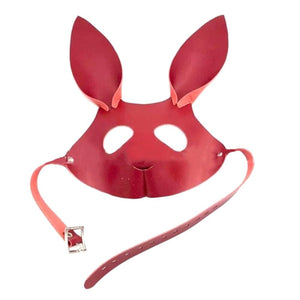 Sexy Leather Fox Mask BDSM