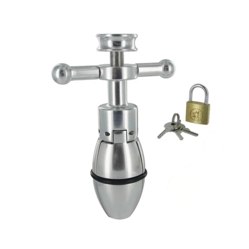 BDSM Sphincter Stretcher Locking Butt Plug sissyloving BDSM Sphincter Stretcher Locking Butt Plug sissyloving