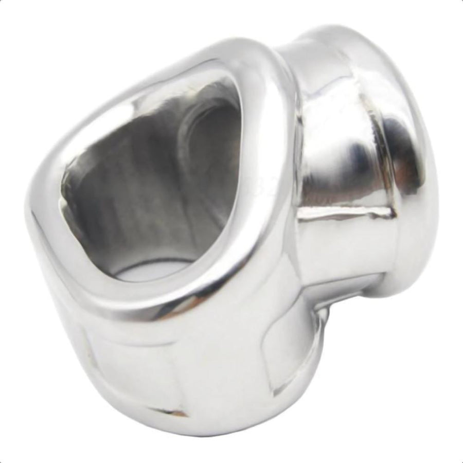 Ejaculation Stretcher Metal Cock and Ball Ring BDSM, gallery view 2