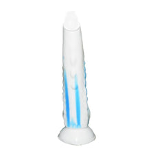 Load image into Gallery viewer, Blue &amp; White Dragon Dildo
