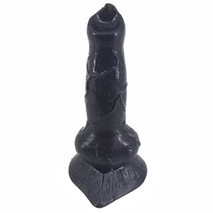 Schwarzer Wolfsschwanz, Umschnalldildo, BDSM