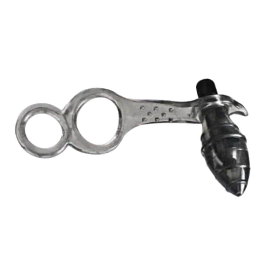 Dual Choke Cock Ring With Anal Stimulator BDSM, gallery view 4
