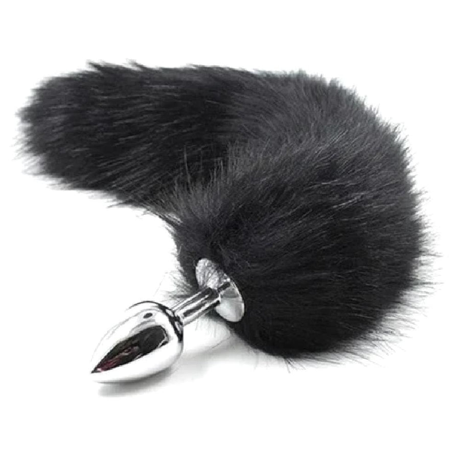 Seductive Fox Tail Butt Plug 17 Inches Long BDSM, gallery view 3
