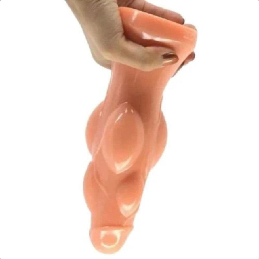 BDSM Soft and Flexible Large Knot Dildo, gallery view 7