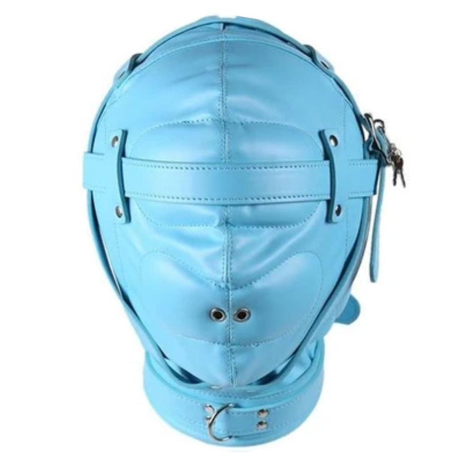 Gothic Leather S&M Mask BDSM, gallery view 4