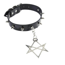 Load image into Gallery viewer, Black Gothic Talisman Pendant Collar
