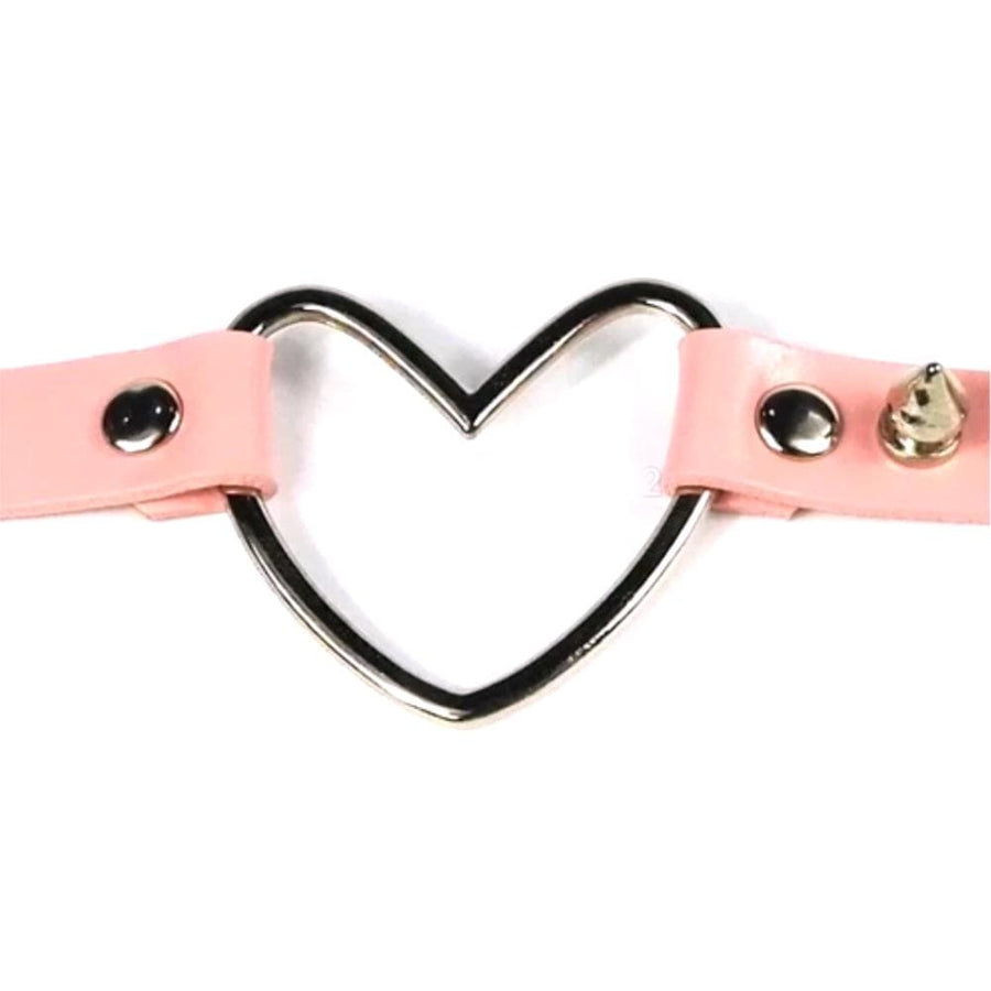Pink Spiked Cute Collar, gallery view 3