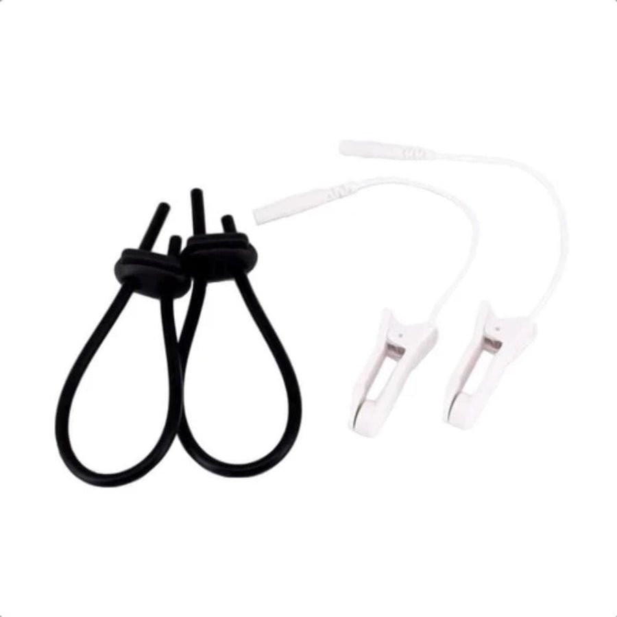 BDSM Pulsating Electro Nipple Clamp Set, gallery view 3