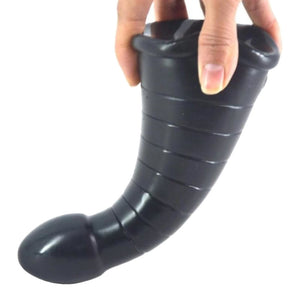 Großer, böser, kegelförmiger Analdildo BDSM