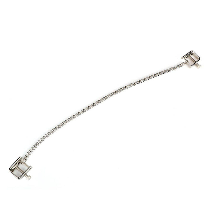 BDSM Metal Chain Adjustable Nipple Clamp, gallery view 3