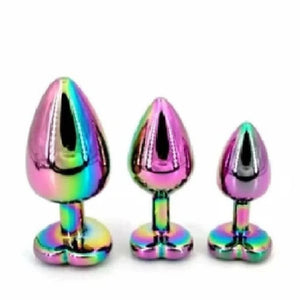 Rainbow Princess Herzförmiges Dreier-Plug-Set BDSM