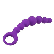 Load image into Gallery viewer, Silicone Purple Anal Beads
