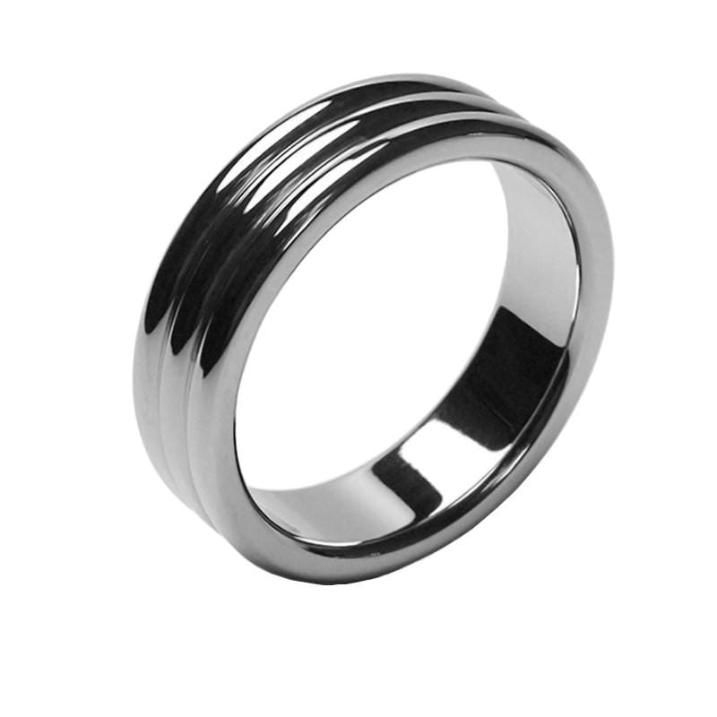 Triple-Layered Bondage Stainless Cock Ring BDSM, gallery view 2