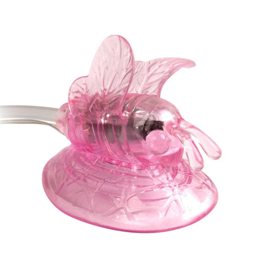 Pink Butterfly Clit Suction Pump BDSM, gallery view 3