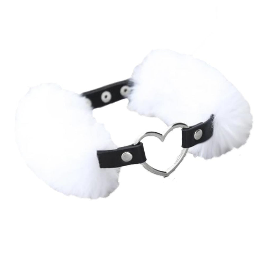 Women's Adjustable Fuzzy Tickle Collar, gallery view 3