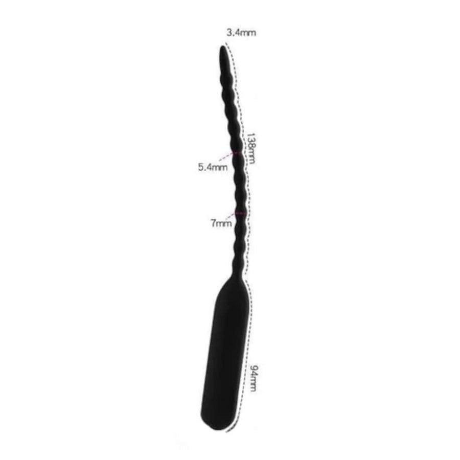 10-Frequency Vibrating Beaded Penis Plug BDSM, gallery view 5