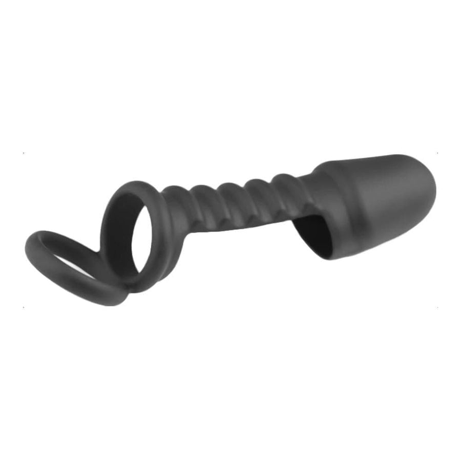 G Spot Cock Ring | Black Armor Dual Cock Ring BDSM, gallery view 3