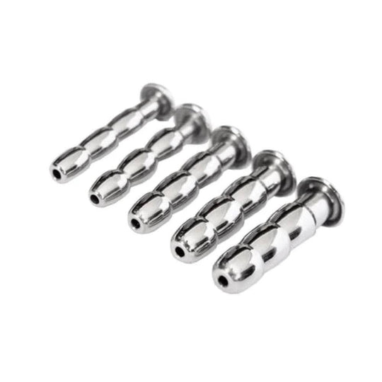 Ribbed Stainless Urethral Dilator Penis Plug BDSM product view