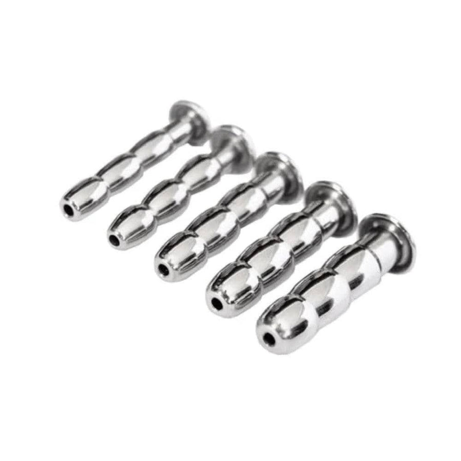 Ribbed Stainless Urethral Dilator Penis Plug BDSM product view