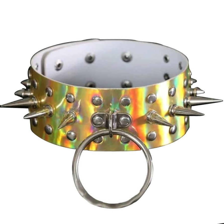 Spiked Bondage Submissive Collar, gallery view 3