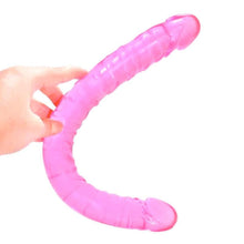 Load image into Gallery viewer, Translucent Silicone Double Dildo BDSM
