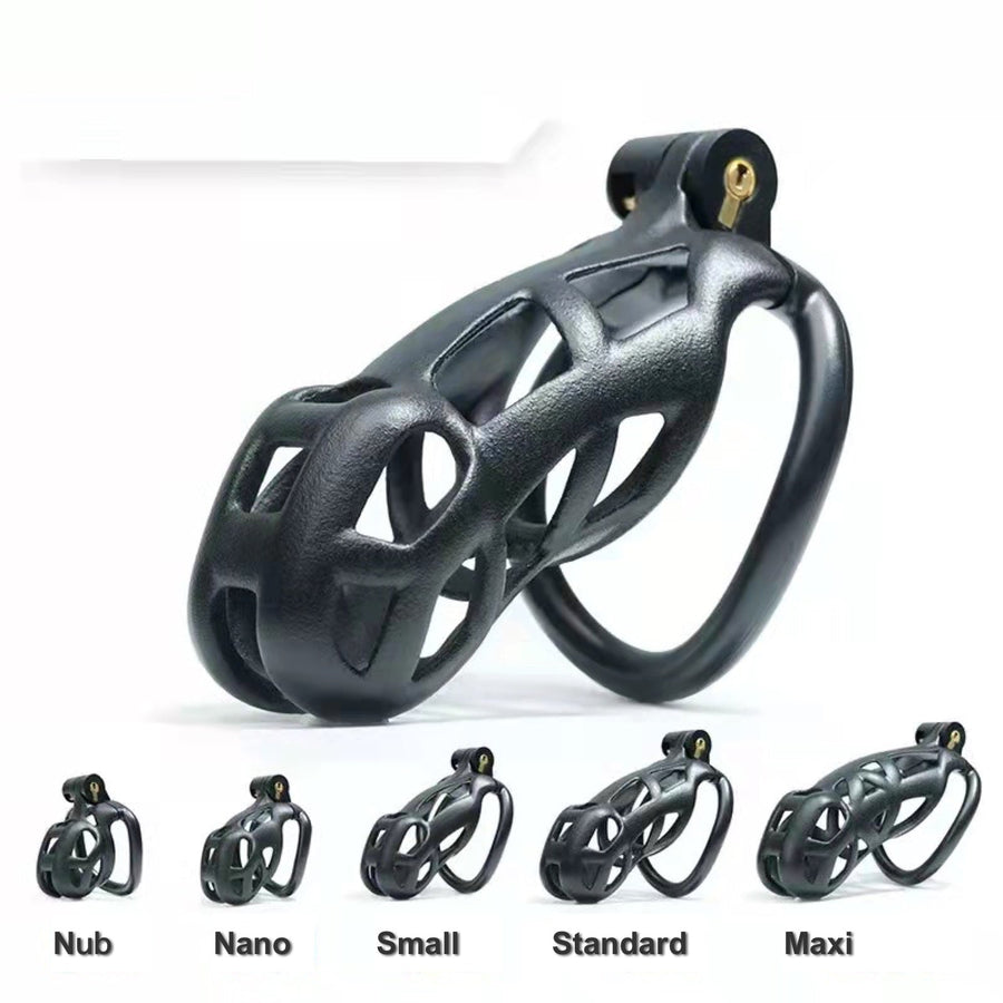3D Cobra Male Chastity Cage with 4 Arc Rings, gallery view 9