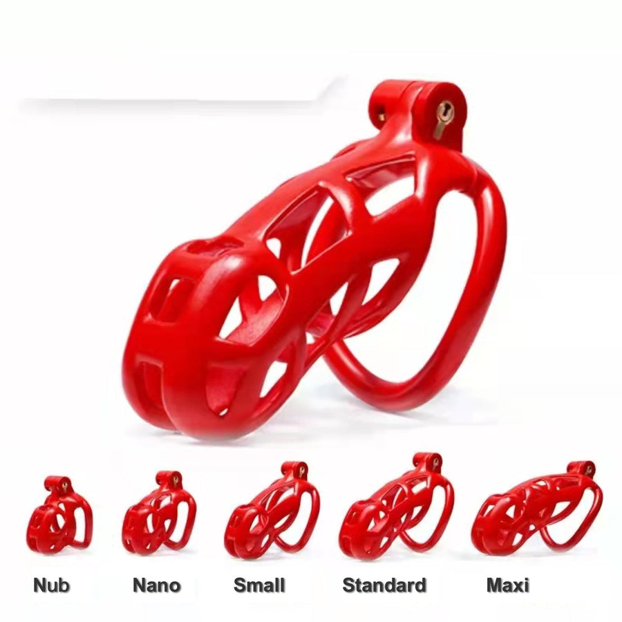 3D Cobra Male Chastity Cage with 4 Arc Rings, gallery view 2