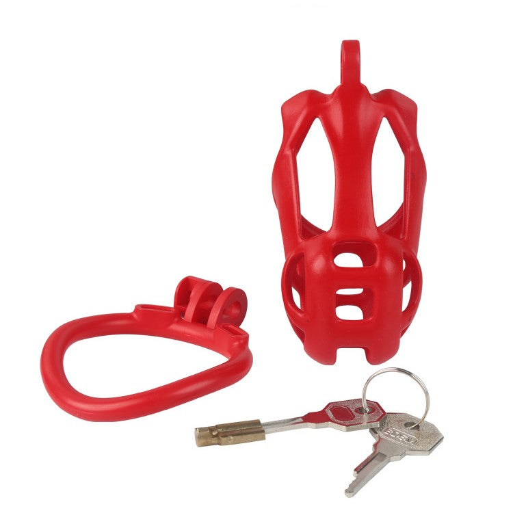 3D Cobra Male Chastity Cage with 4 Arc Rings, gallery view 5