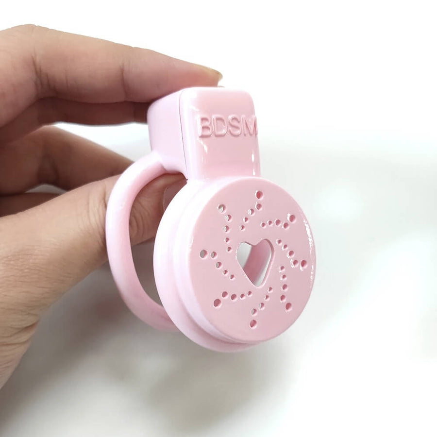 3D Love Heart Male Chastity Cage, gallery view 6