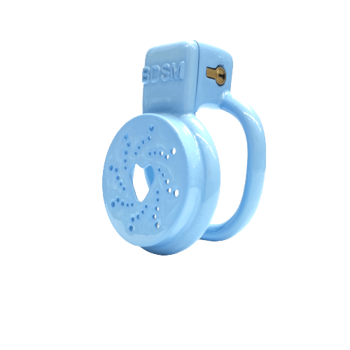 3D Love Heart Male Chastity Cage, gallery view 2