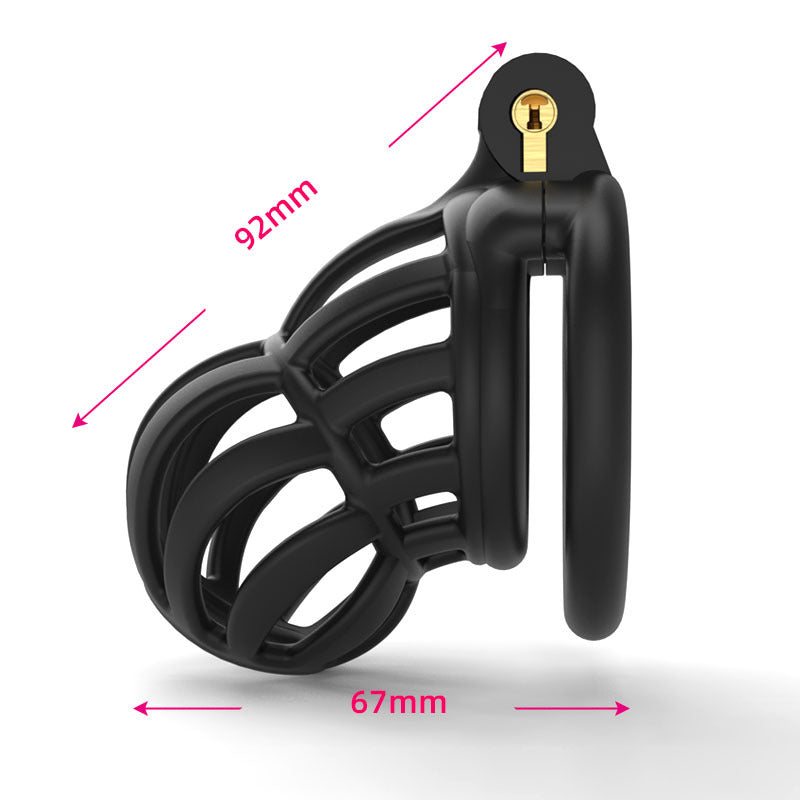 3D Stegosaurus Narrow Face Chastity Device Kit, gallery view 2