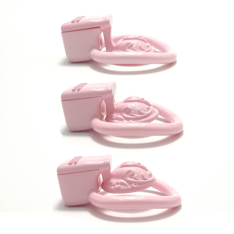3D Super Small Sissy Vaginal Chastity Cage With 4Rings, gallery view 6