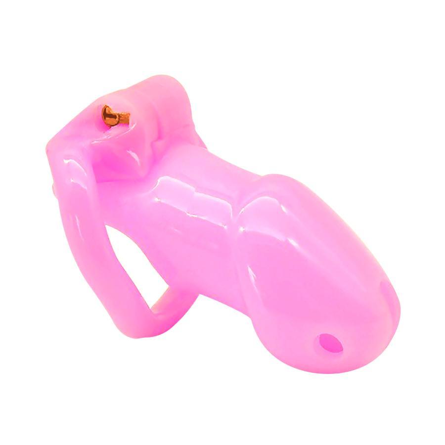 Ava Silicone Chastity Cage 1.89 and 2.35 inches long, gallery view 2