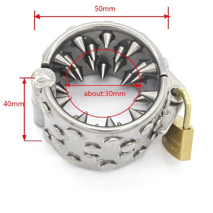 4 Row Spiked Cock Ring, gallery view 4