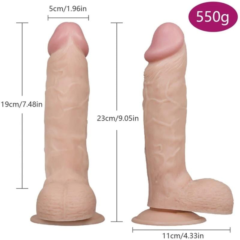 9 Inch Masturbator Latex Free Big Dildo, gallery view 5