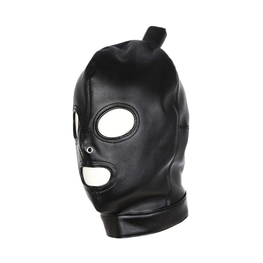 Leather BDSM Mask With Ponytail BDSM, gallery view 3