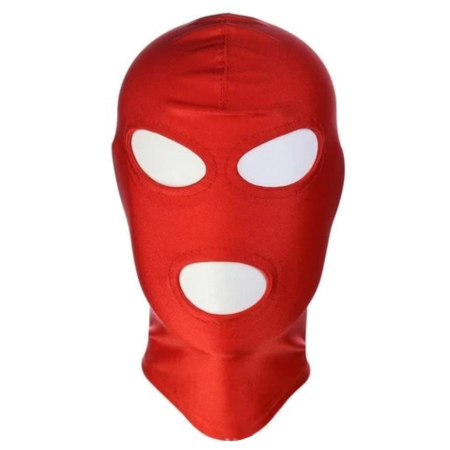 Stretchable Red Spandex Mask BDSM, gallery view 3