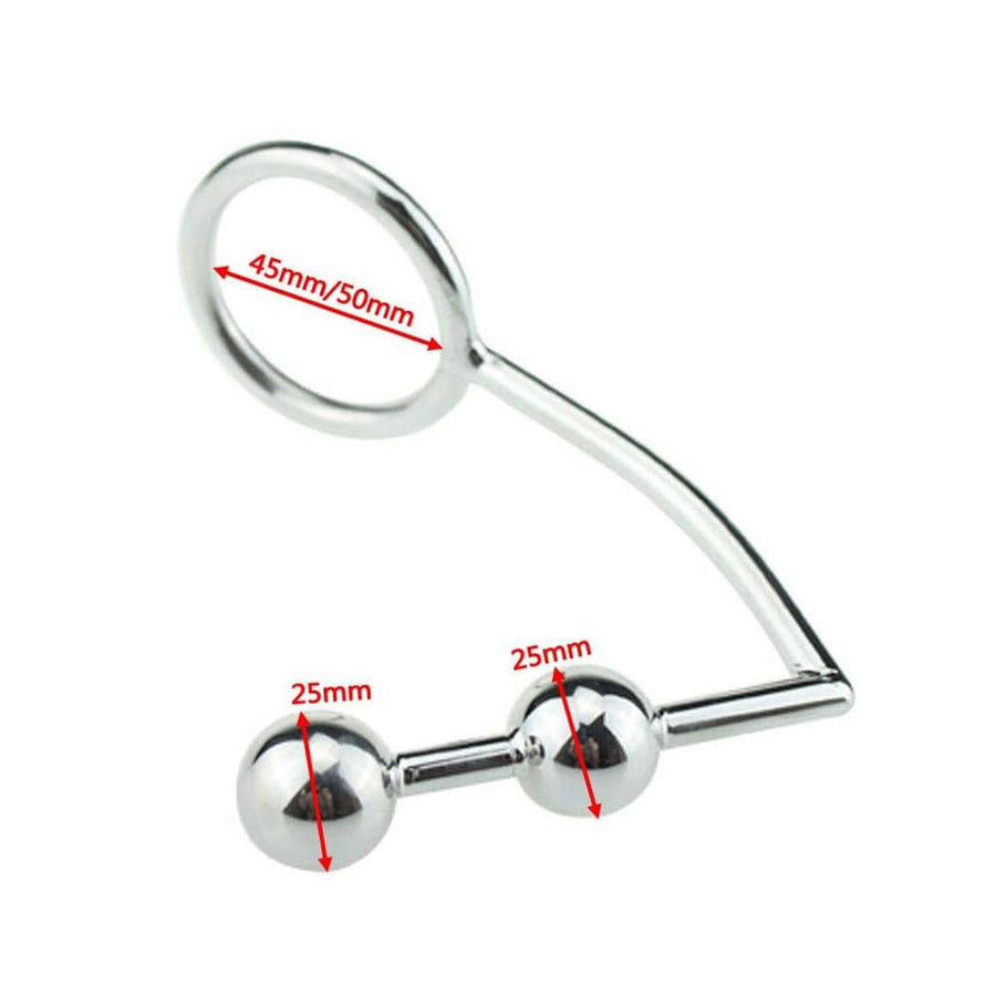 Erotic Hook Cock Ring Anal Toy BDSM, gallery view 7