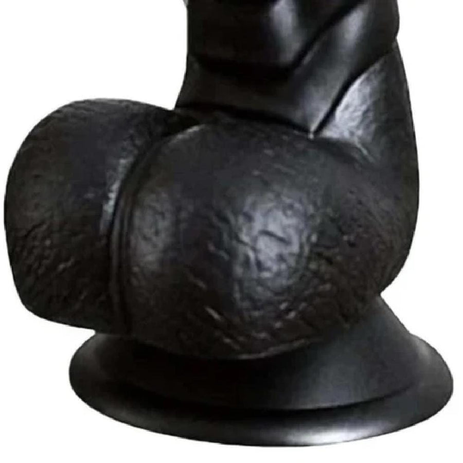 Scaly 6 Inch Suction Cup Dildo With Testicles BDSM, gallery view 3