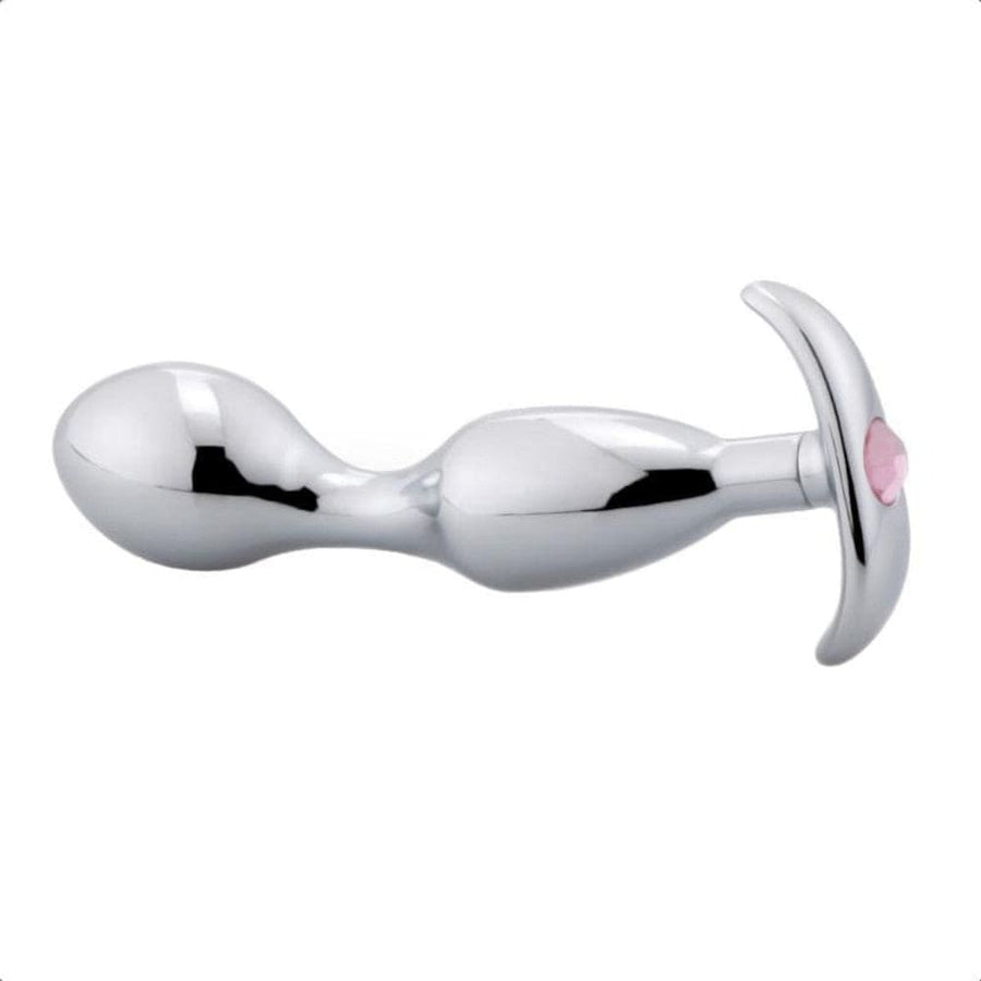Jeweled Stainless Metal Butt Plug BDSM, gallery view 5
