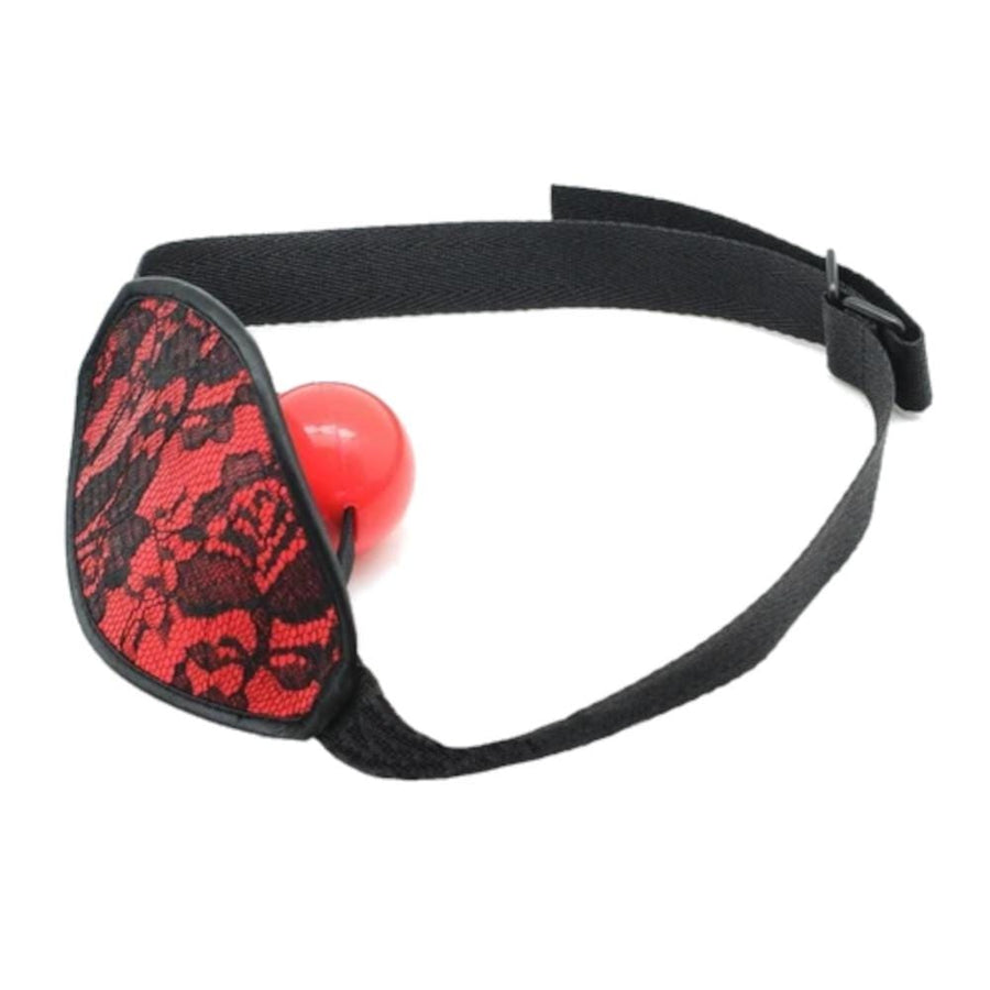 Bite the Ball Laced Gag Mask BDSM product view