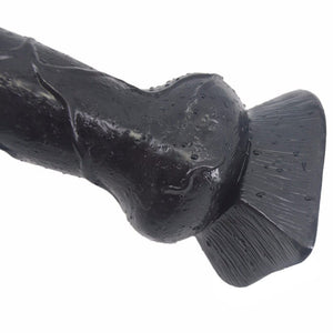 Schwarzer Wolfsschwanz, Umschnalldildo, BDSM