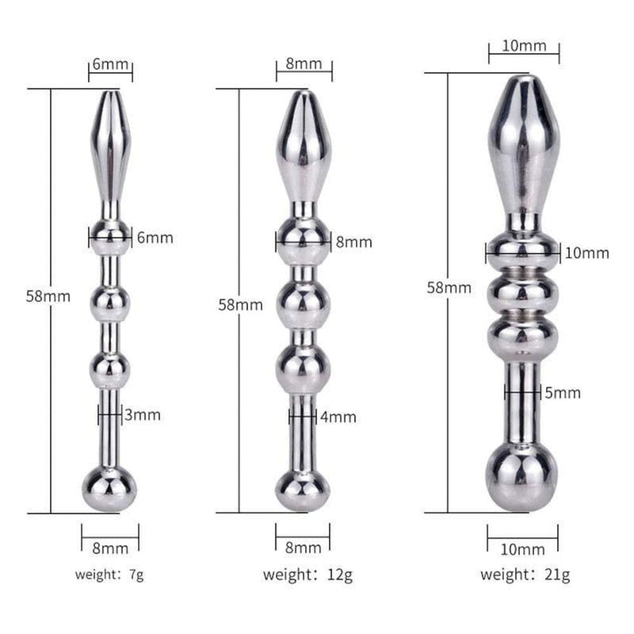 Sensational Urethral Dilation Penis Plugs BDSM, gallery view 12
