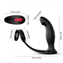 Load image into Gallery viewer, Prostate Massager With Cock Ring BDSM
