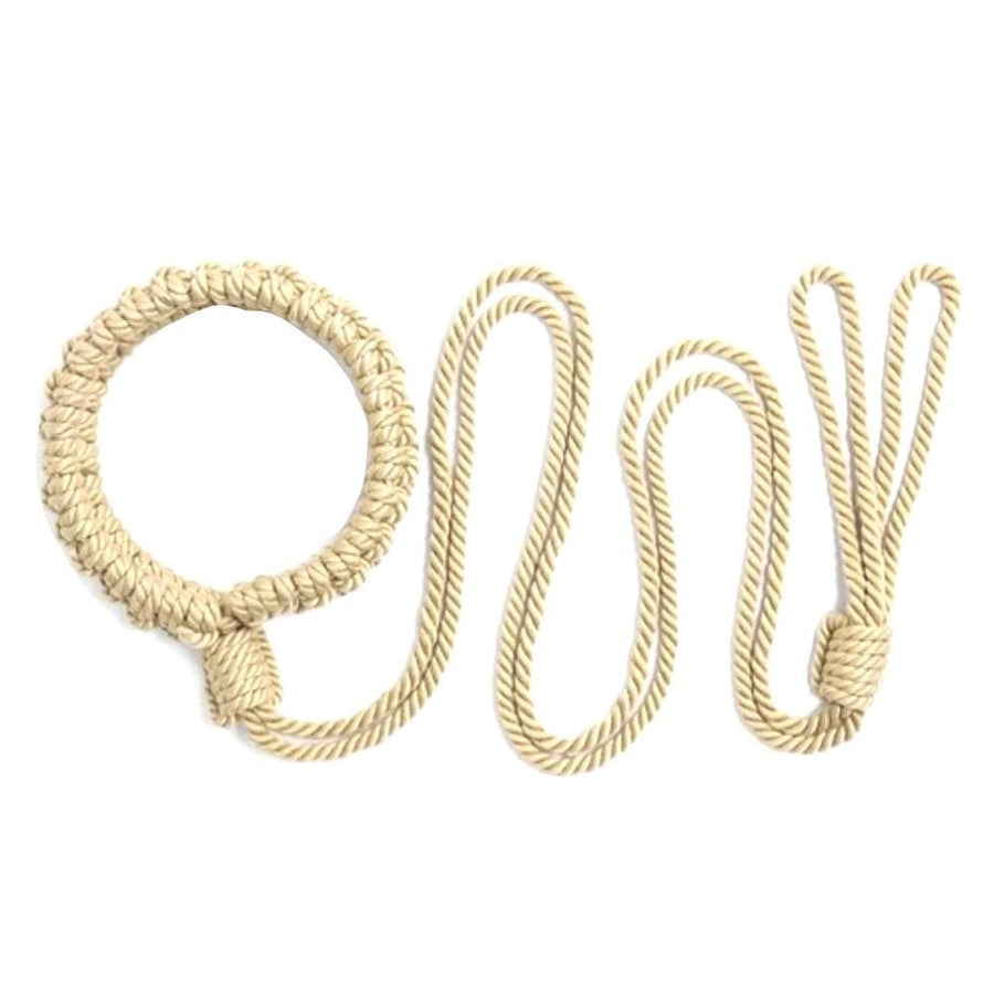 Natural Cotton Rope Bondage Collar product view